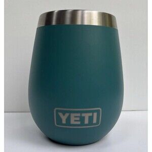 Yeti Rambler Wine Tumbler 10 oz Agave Teal NO LID!